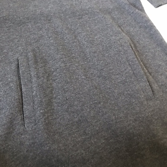 Fabletics Women's Gray Sweatshirt Half Sleeve Tunic - Picture 7 of 13